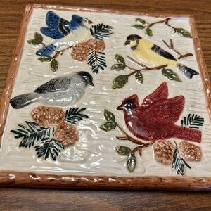 Sonoma trivet, tile, holiday wall decor, 7x7 inches